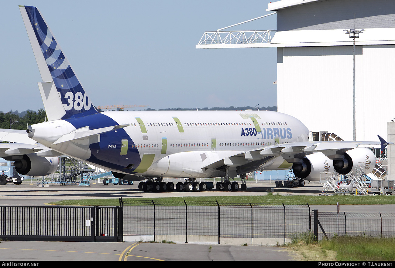 Aircraft Photo of F-WWJB | Airbus A380-861 | Airbus | AirHistory.net #221974