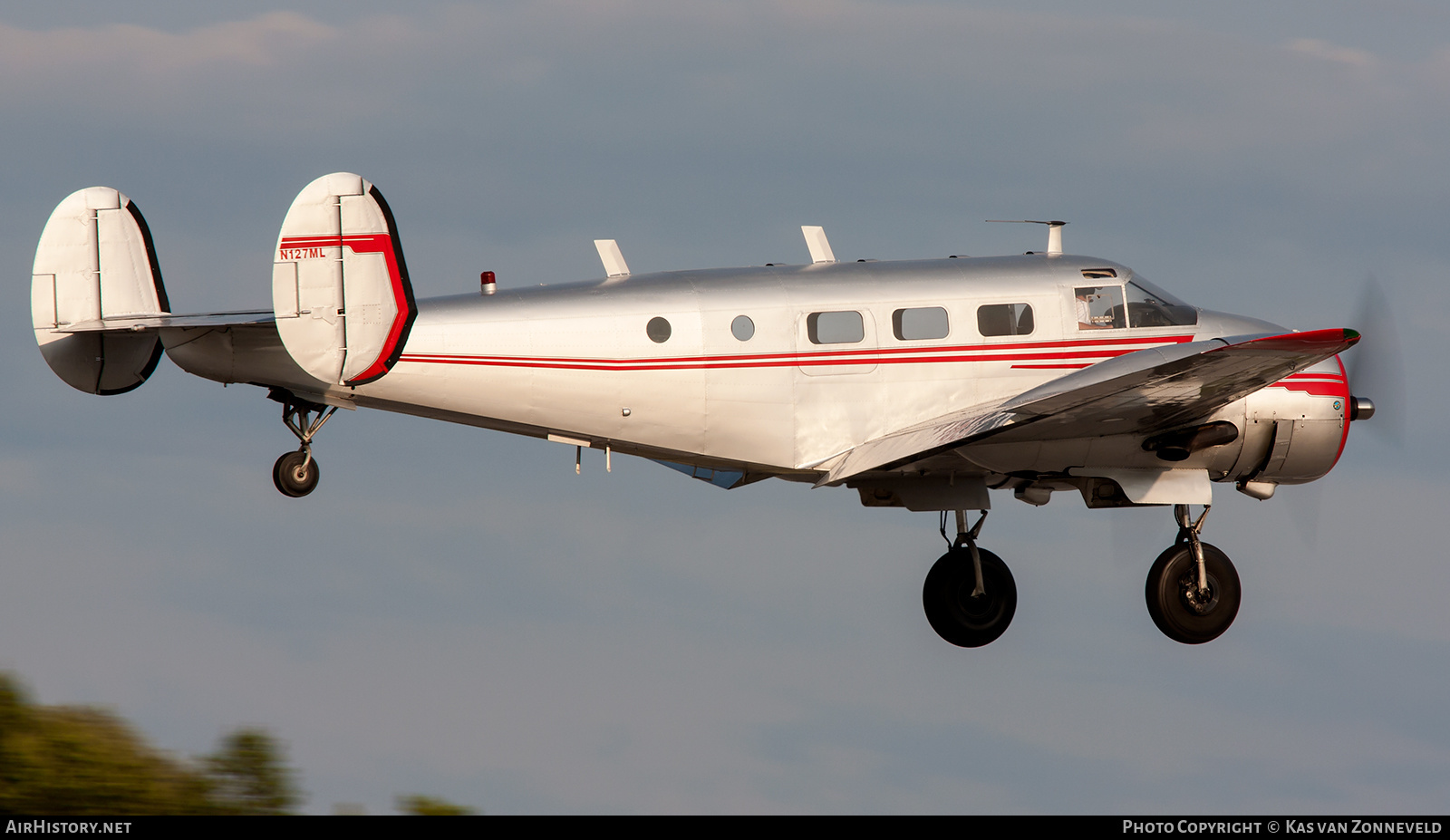 Aircraft Photo of N127ML | Beech D18S | AirHistory.net #221999