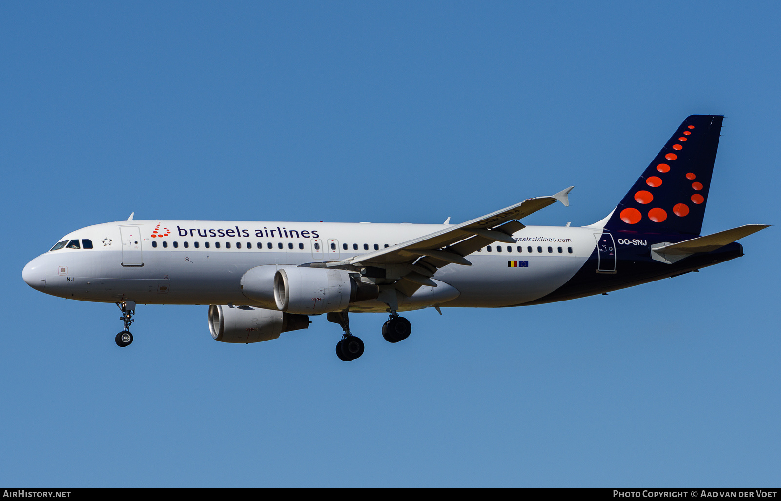Aircraft Photo of OO-SNJ | Airbus A320-214 | Brussels Airlines | AirHistory.net #222015