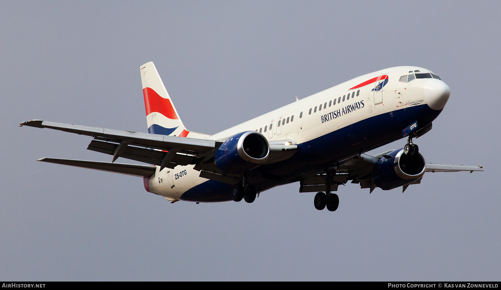 Aircraft Photo of ZS-OTG | Boeing 737-436 | British Airways | AirHistory.net #222090