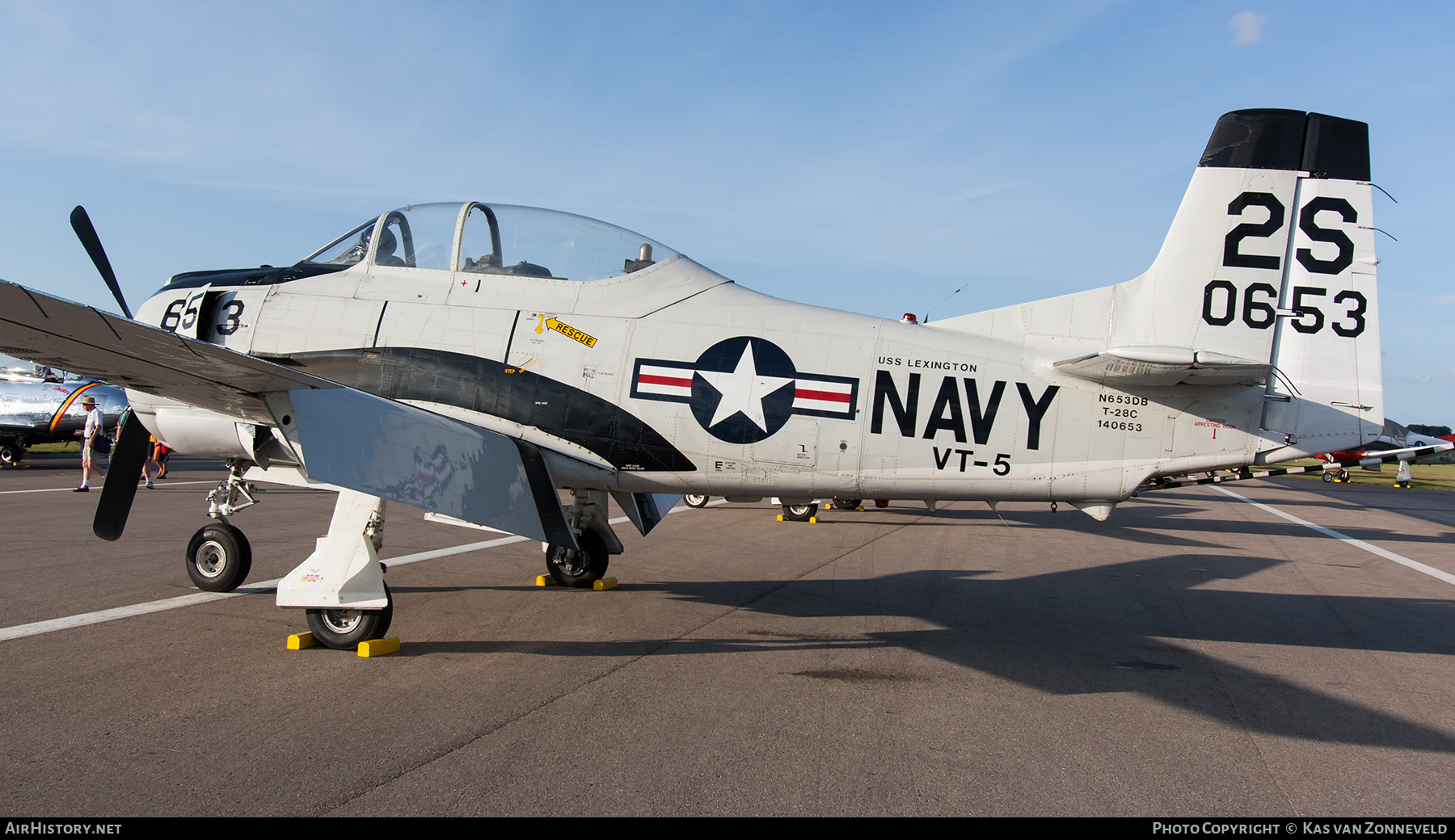 Aircraft Photo of N653DB / 140653 | North American T-28C Trojan | USA - Navy | AirHistory.net #222109