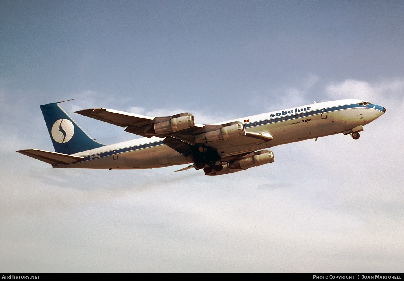 Aircraft Photo of OO-SBU | Boeing 707-373C | Sobelair | AirHistory.net #222115