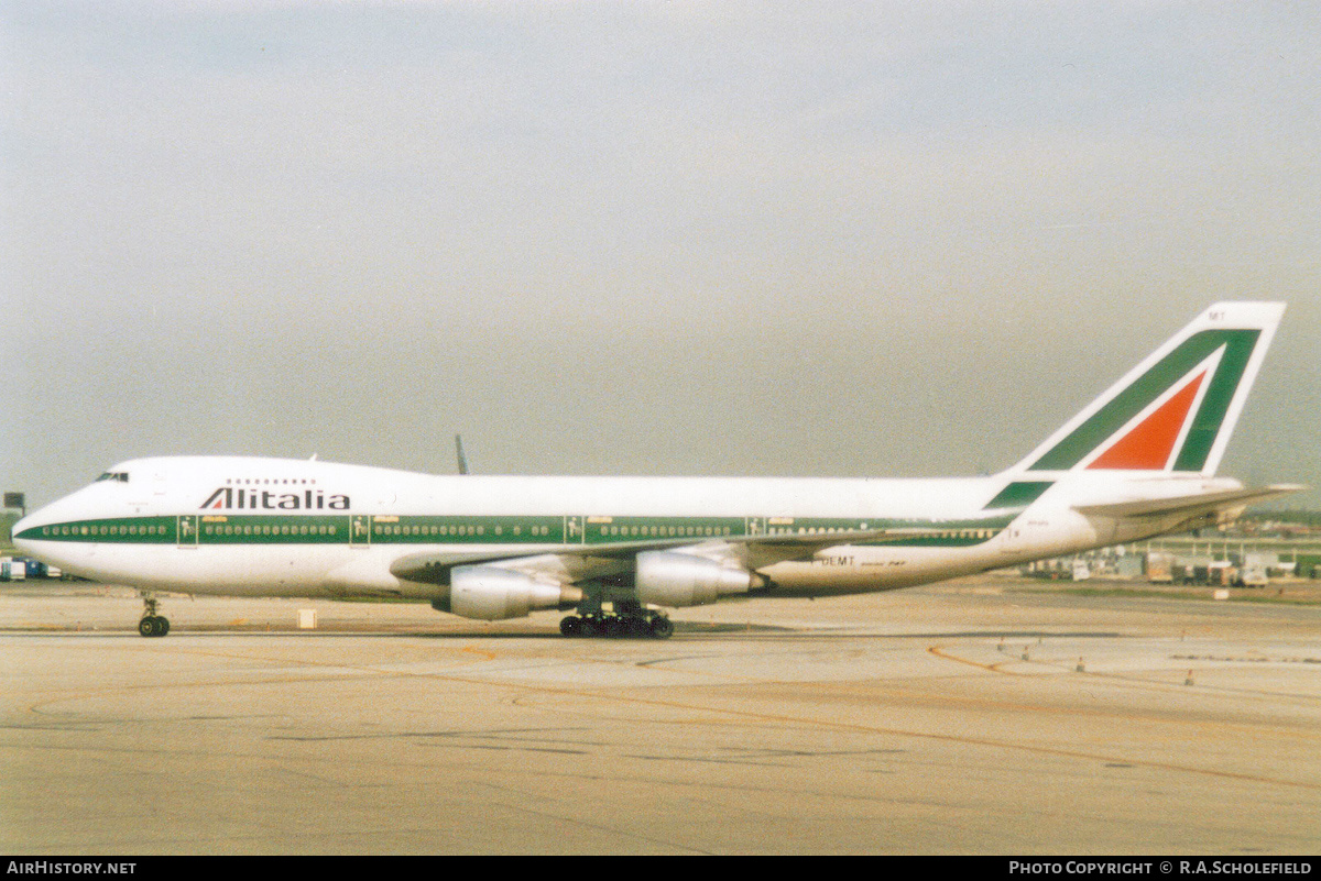 Aircraft Photo of I-DEMT | Boeing 747-243BM | Alitalia | AirHistory.net #222127