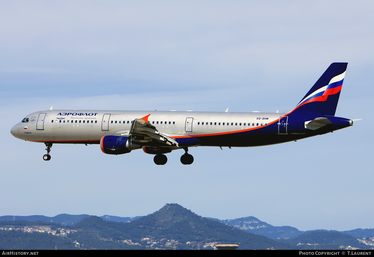 Aircraft Photo of VQ-BHM | Airbus A321-211 | Aeroflot - Russian Airlines | AirHistory.net #222148