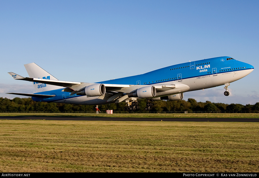 Aircraft Photo of PH-BFP | Boeing 747-406M | KLM Asia | AirHistory.net #222192