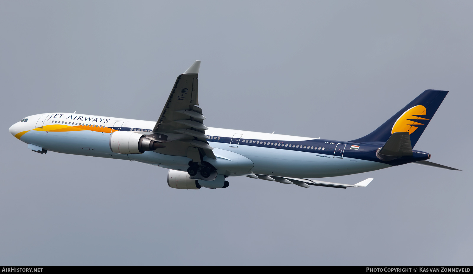 Aircraft Photo of VT-JWU | Airbus A330-302 | Jet Airways | AirHistory.net #222197