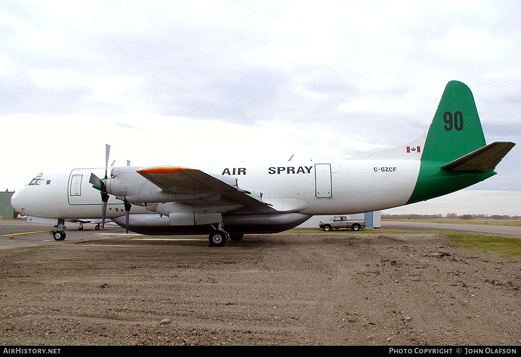 Aircraft Photo of C-GZCF | Lockheed L-188C(AT) Electra | Air Spray | AirHistory.net #222202