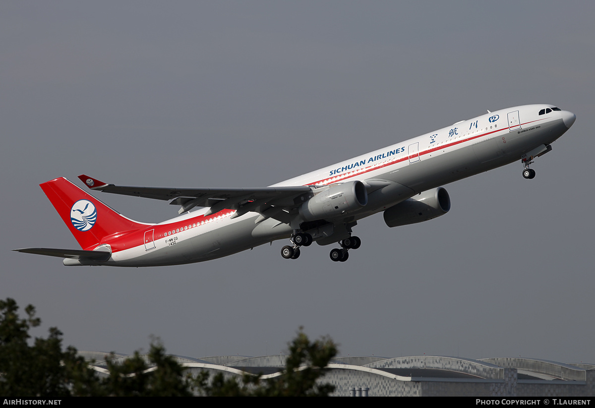Aircraft Photo of F-WWCO | Airbus A330-343 | Sichuan Airlines | AirHistory.net #222209