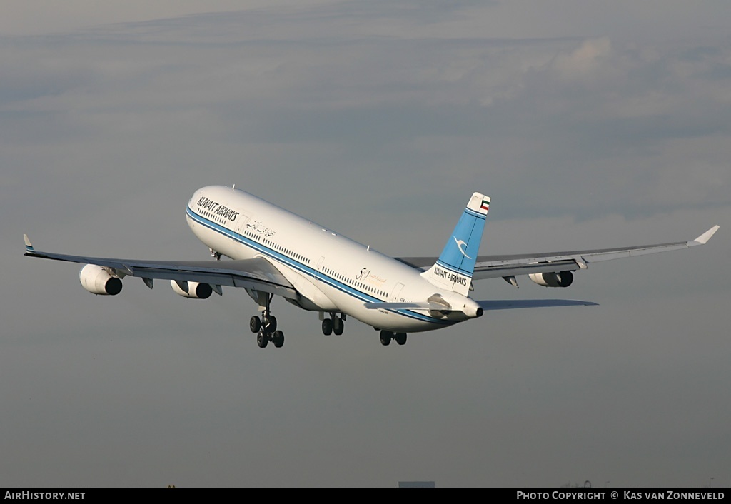 Aircraft Photo of 9K-ANC | Airbus A340-313 | Kuwait Airways | AirHistory.net #222211