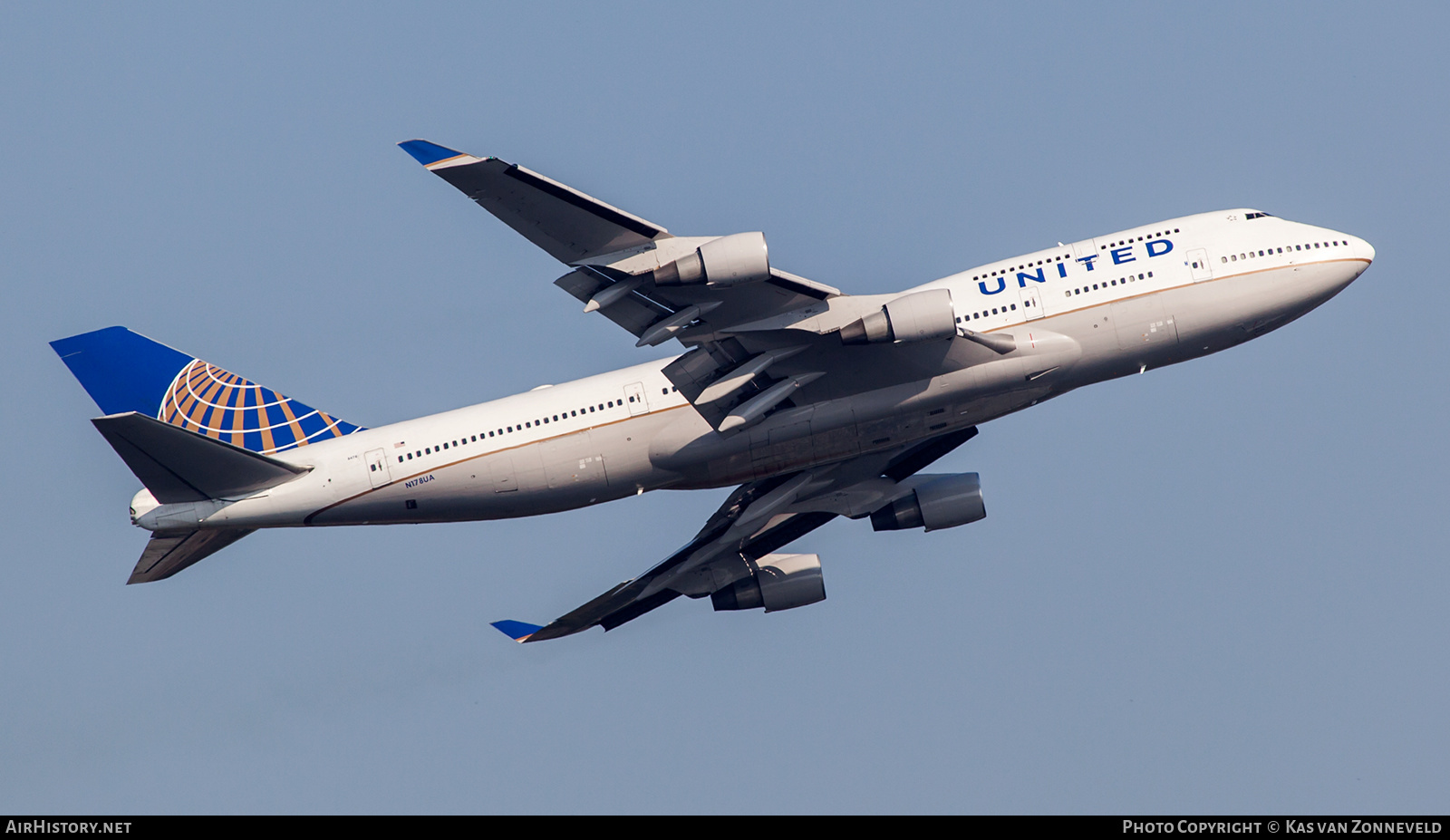 Aircraft Photo of N178UA | Boeing 747-422 | United Airlines | AirHistory.net #222228