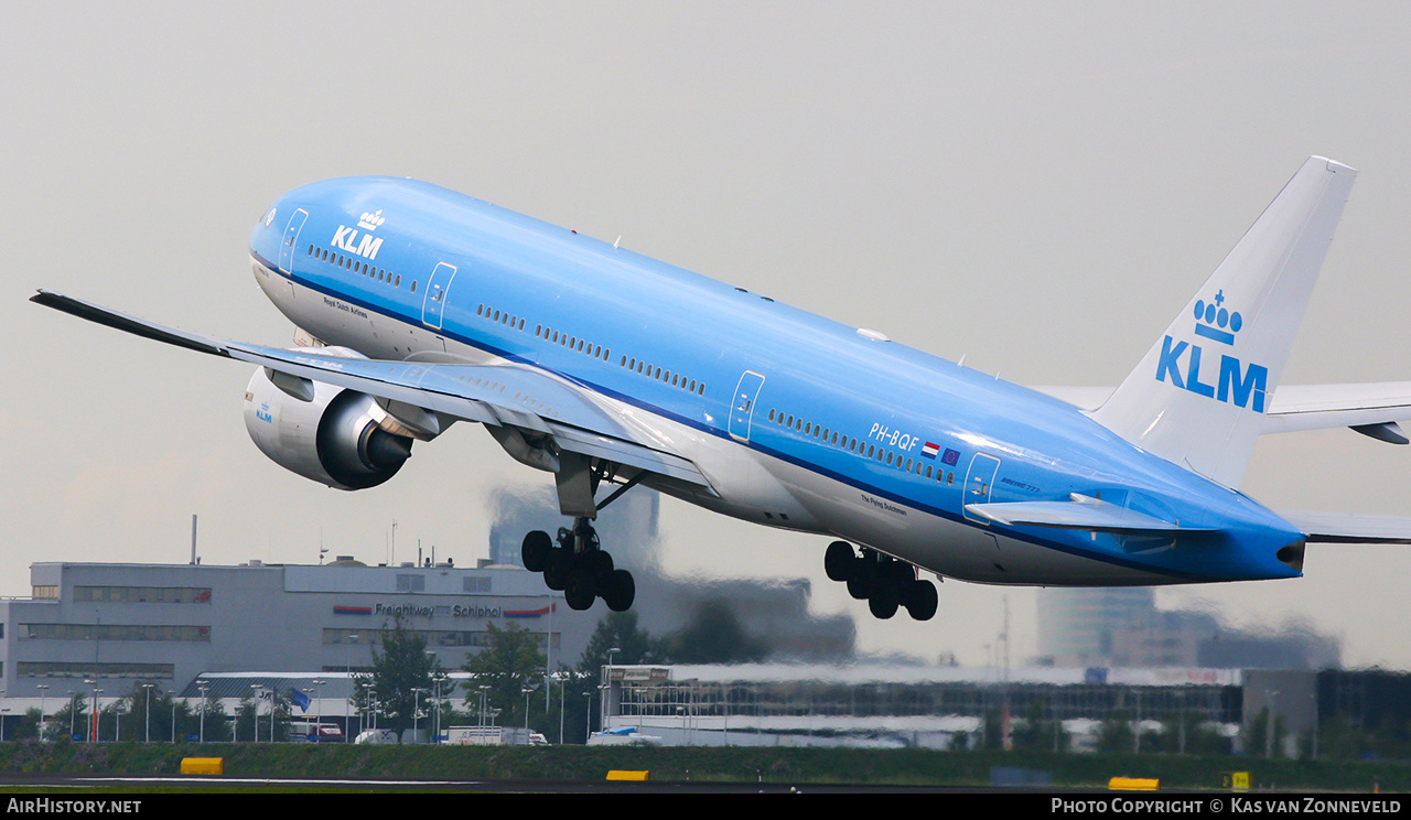 Aircraft Photo of PH-BQF | Boeing 777-206/ER | KLM - Royal Dutch Airlines | AirHistory.net #222240