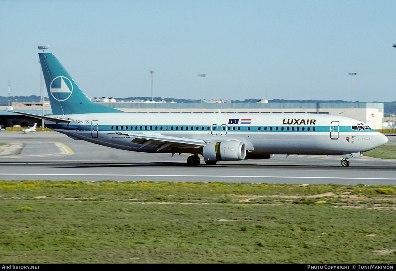 Aircraft Photo of LX-LGG | Boeing 737-4C9 | Luxair | AirHistory.net #222249