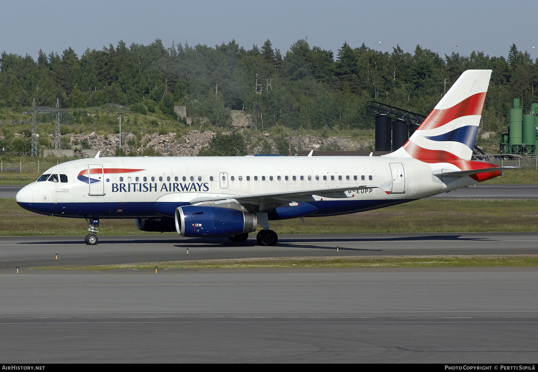 Aircraft Photo of G-EUPP | Airbus A319-131 | British Airways | AirHistory.net #222250
