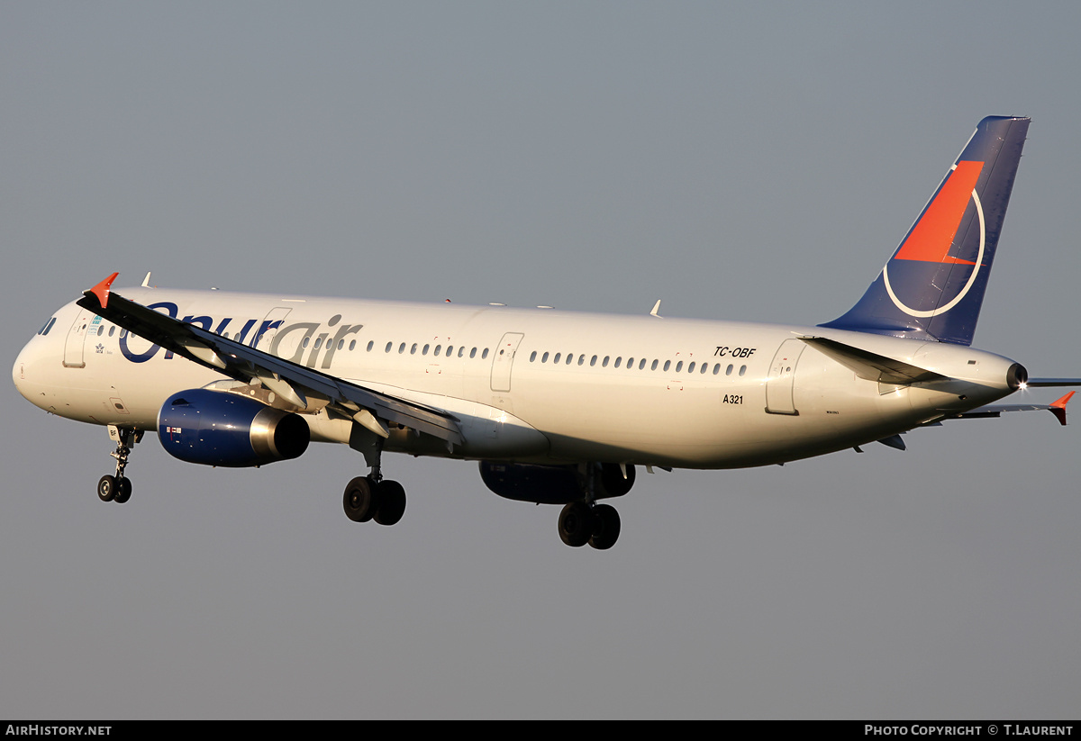 Aircraft Photo of TC-OBF | Airbus A321-231 | Onur Air | AirHistory.net #222255