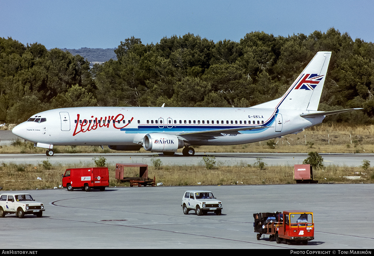 Aircraft Photo of G-UKLA | Boeing 737-4Y0 | Leisure International Airways | AirHistory.net #222261