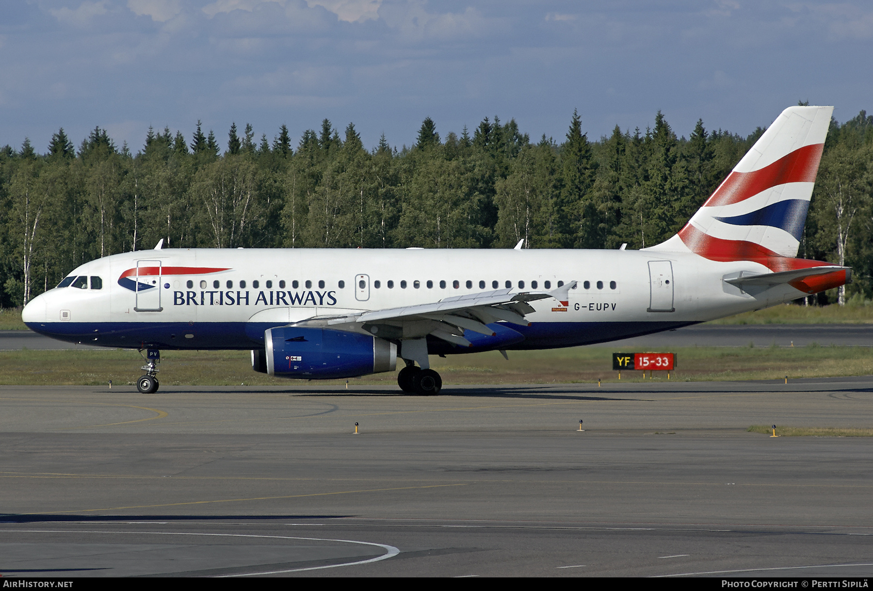 Aircraft Photo of G-EUPV | Airbus A319-131 | British Airways | AirHistory.net #222268