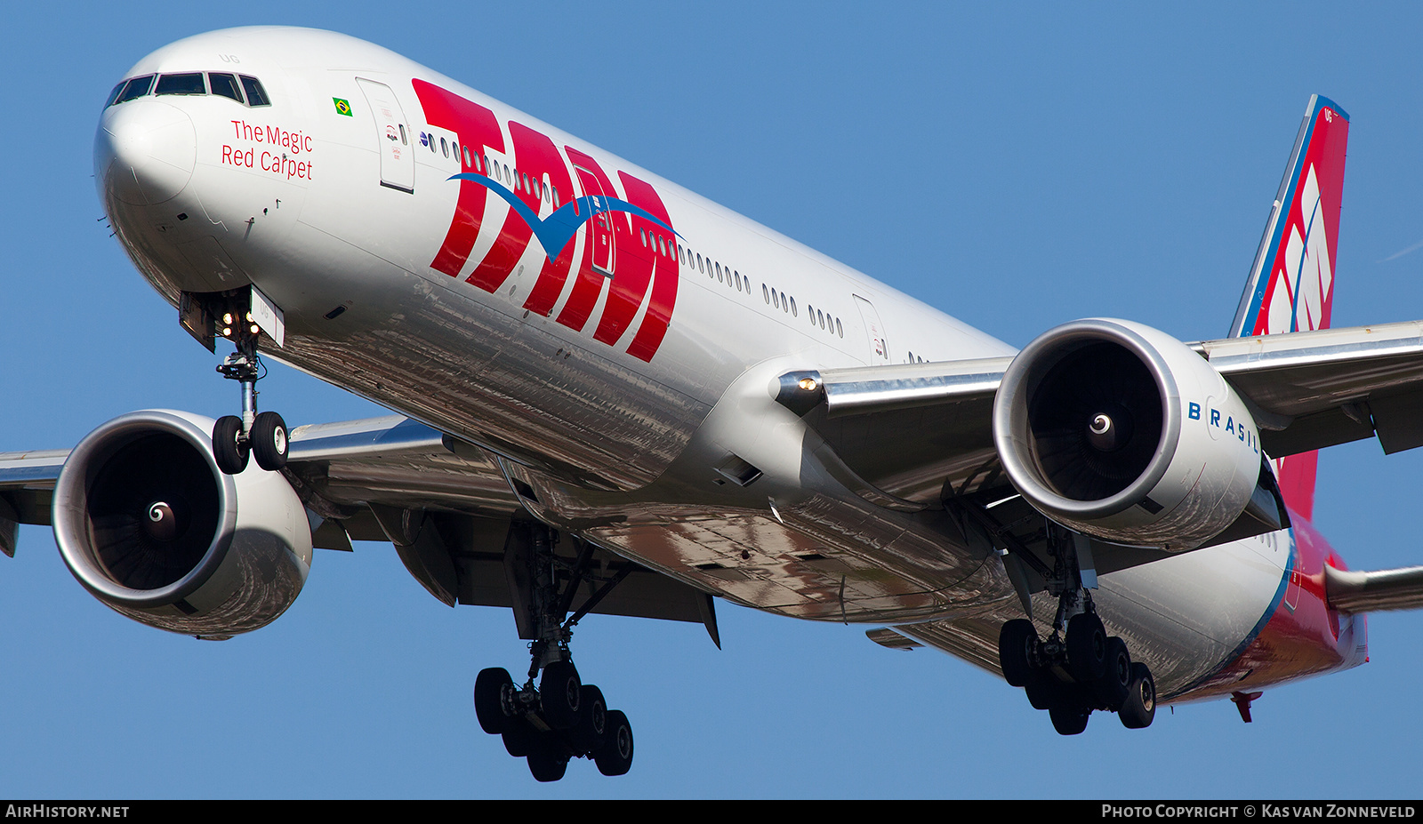 Aircraft Photo of PT-MUG | Boeing 777-32W/ER | TAM Linhas Aéreas | AirHistory.net #222278