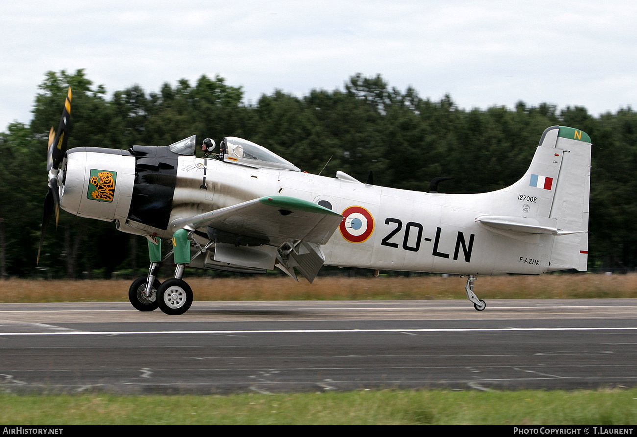 Aircraft Photo of F-AZHK / 127002 | Douglas A-1D Skyraider (AD-4NA) | France - Air Force | AirHistory.net #222279