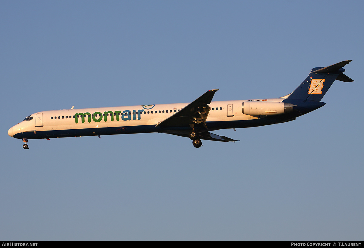 Aircraft Photo of 9A-CDD | McDonnell Douglas MD-82 (DC-9-82) | Mont Air | AirHistory.net #222291
