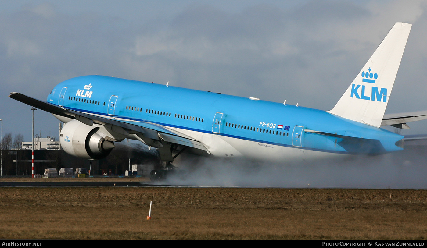 Aircraft Photo of PH-BQB | Boeing 777-206/ER | KLM - Royal Dutch Airlines | AirHistory.net #222311