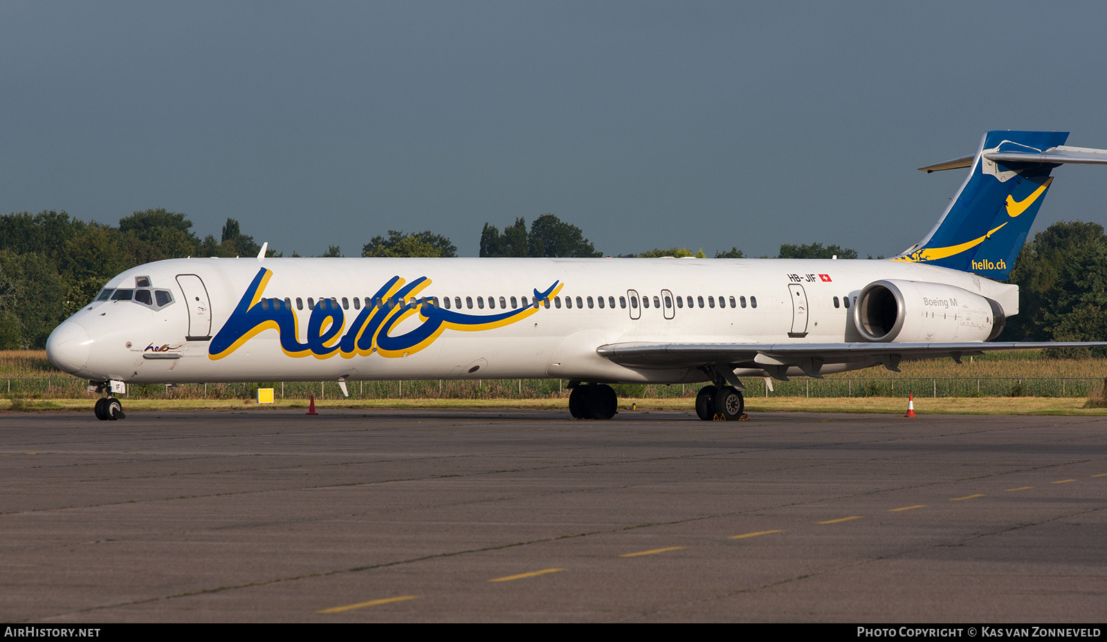 Aircraft Photo of HB-JIF | McDonnell Douglas MD-90-30 | Hello | AirHistory.net #222326