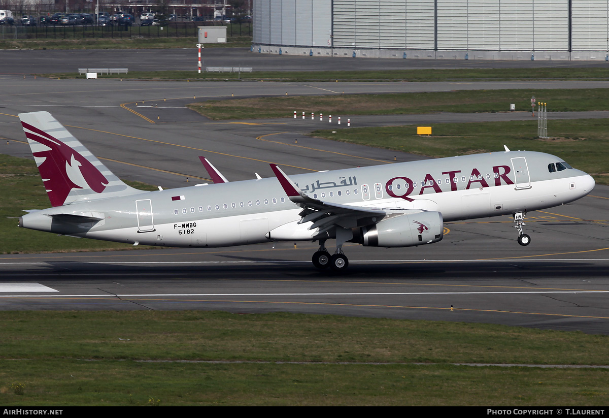 Aircraft Photo of F-WWBG | Airbus A320-232 | Qatar Airways | AirHistory.net #222347
