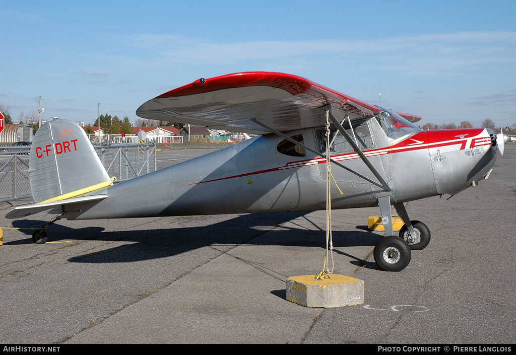 Aircraft Photo of C-FDRT | Cessna 140X | AirHistory.net #222409
