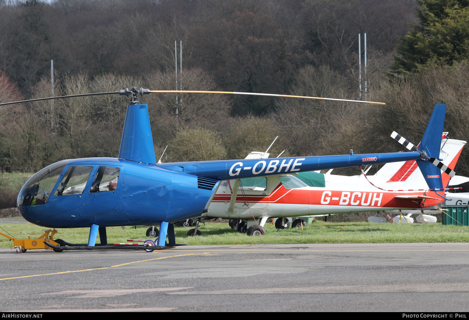 Aircraft Photo of G-OBHE | Robinson R-44 Astro | AirHistory.net #222412
