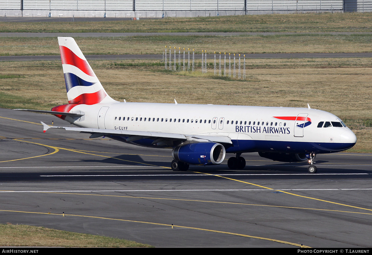 Aircraft Photo of G-EUYF | Airbus A320-232 | British Airways | AirHistory.net #222421