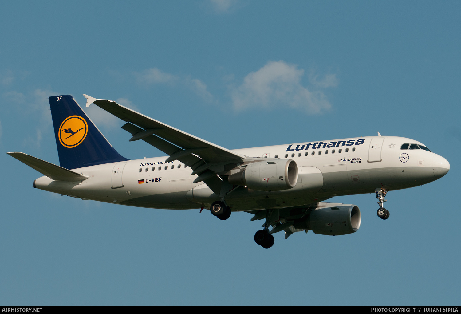 Aircraft Photo of D-AIBF | Airbus A319-112 | Lufthansa | AirHistory.net #222424