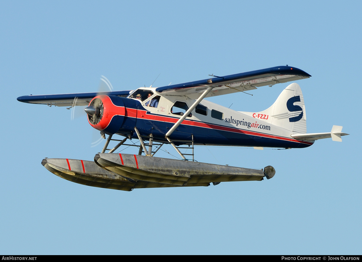 Aircraft Photo of C-FZZJ | De Havilland Canada DHC-2 Beaver Mk1 | Saltspring Air | AirHistory.net #222439