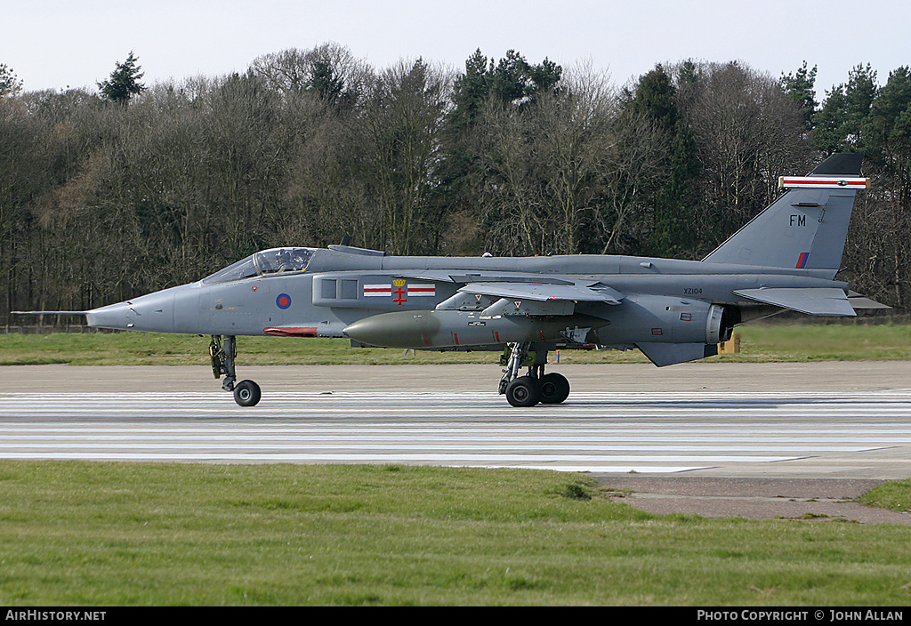 Aircraft Photo of XZ104 | Sepecat Jaguar GR3A | UK - Air Force | AirHistory.net #222446