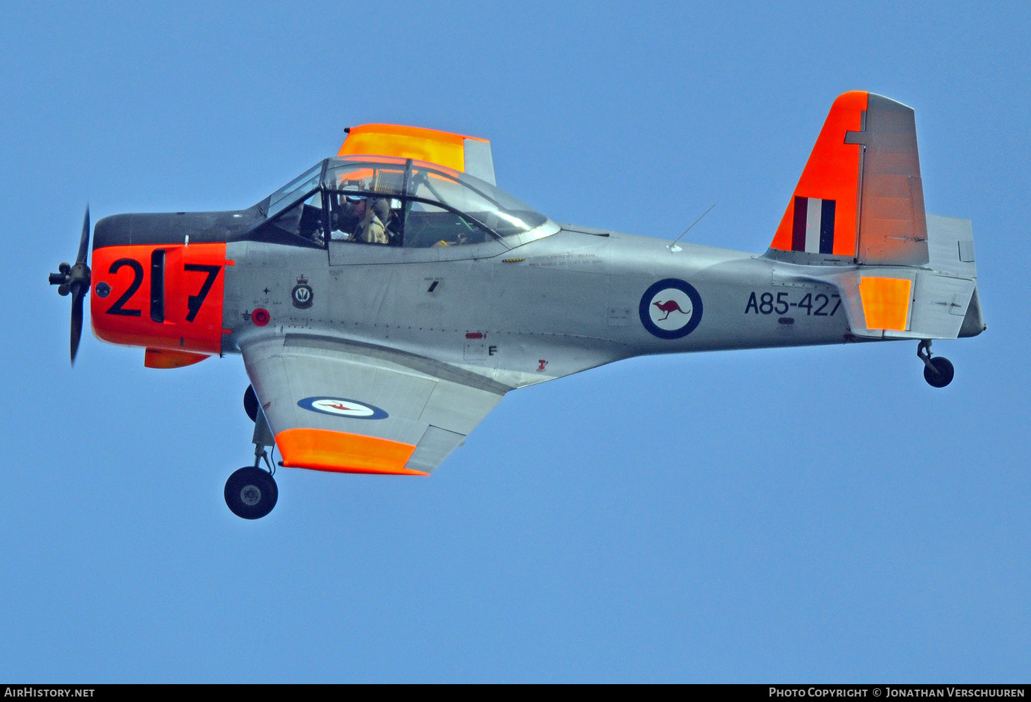 Aircraft Photo of VH-WJE / A85-427 | Commonwealth CA-25 Winjeel | Australia - Air Force | AirHistory.net #222478