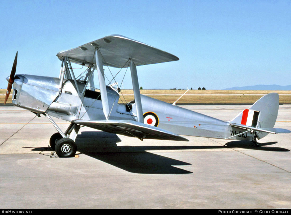 Aircraft Photo of VH-CEJ | De Havilland D.H. 82A Tiger Moth | Australia - Air Force | AirHistory.net #222488