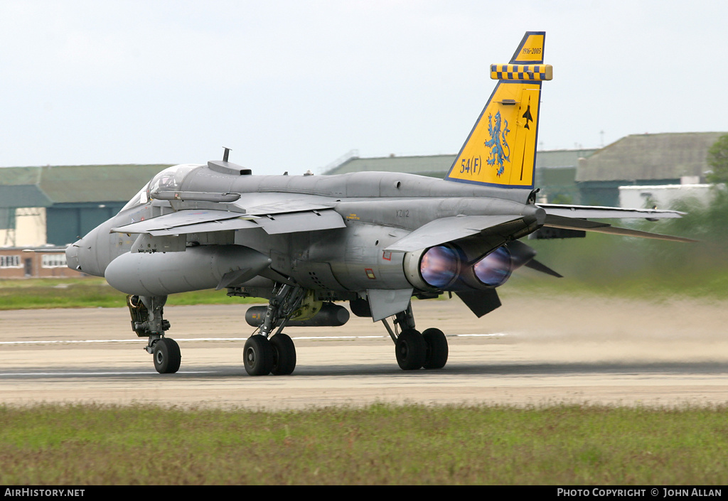 Aircraft Photo of XZ112 | Sepecat Jaguar GR3A | UK - Air Force | AirHistory.net #222493