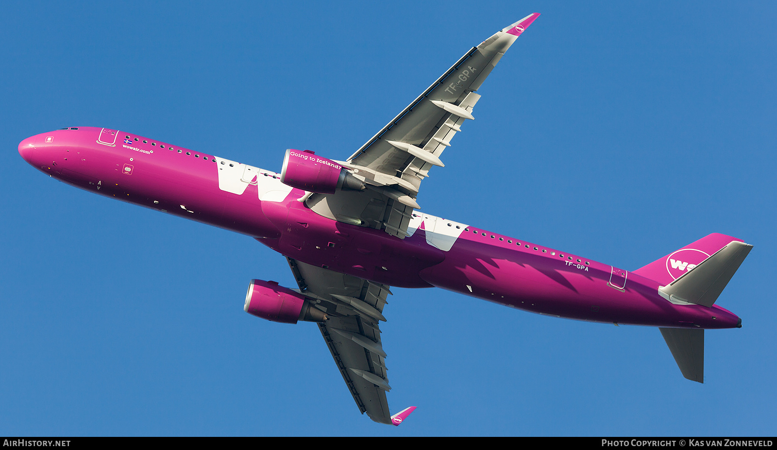 Aircraft Photo of TF-GPA | Airbus A321-211 | WOW Air | AirHistory.net #222557