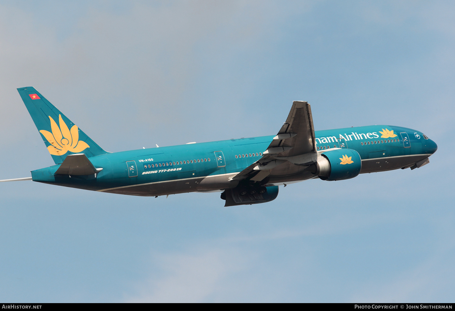Aircraft Photo of VN-A150 | Boeing 777-2Q8/ER | Vietnam Airlines | AirHistory.net #222562