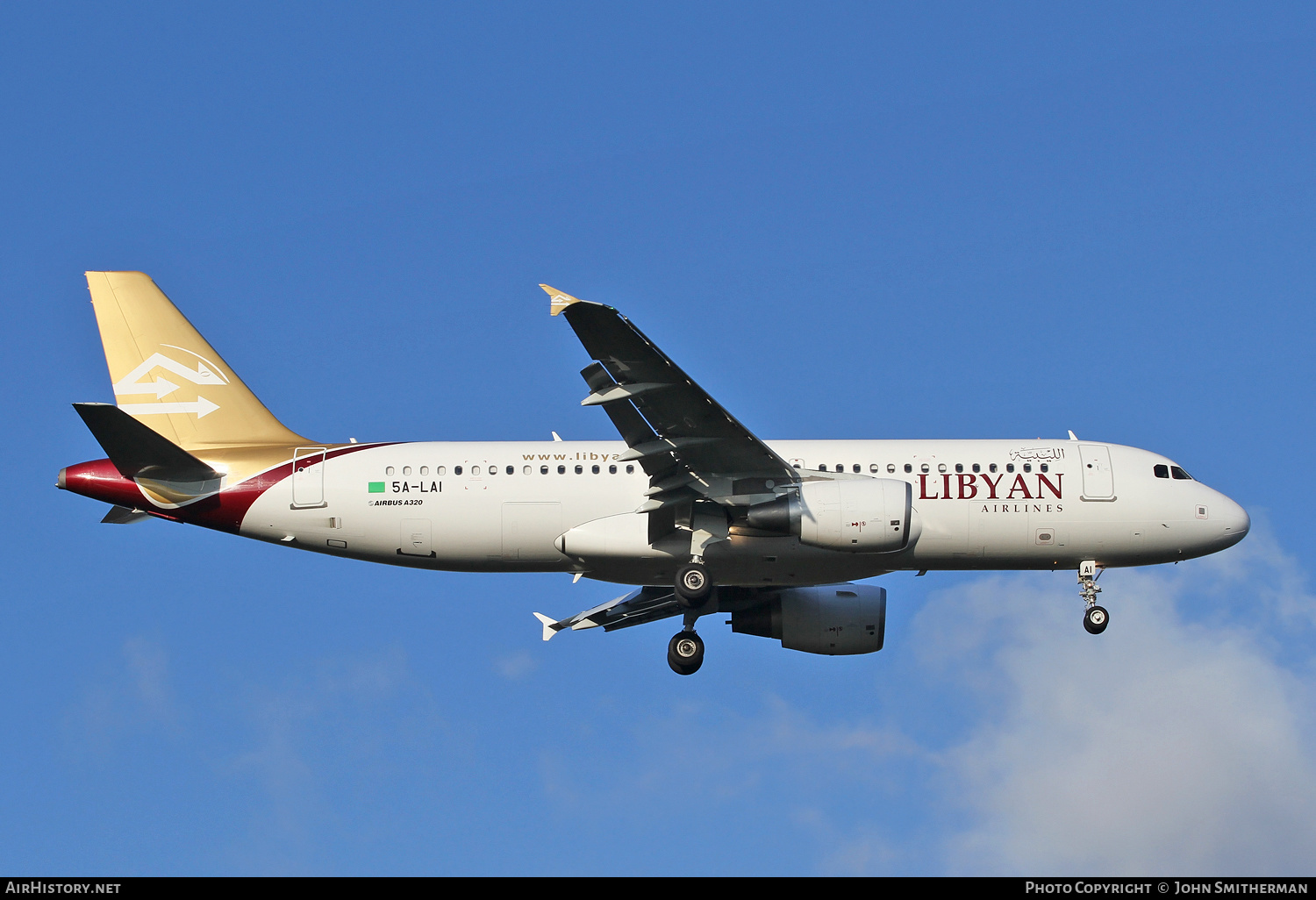 Aircraft Photo of 5A-LAI | Airbus A320-214 | Libyan Airlines | AirHistory.net #222574
