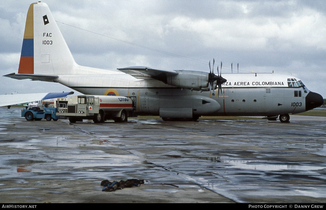 Aircraft Photo of FAC1003 | Lockheed C-130B Hercules (L-282) | Colombia - Air Force | AirHistory.net #222588