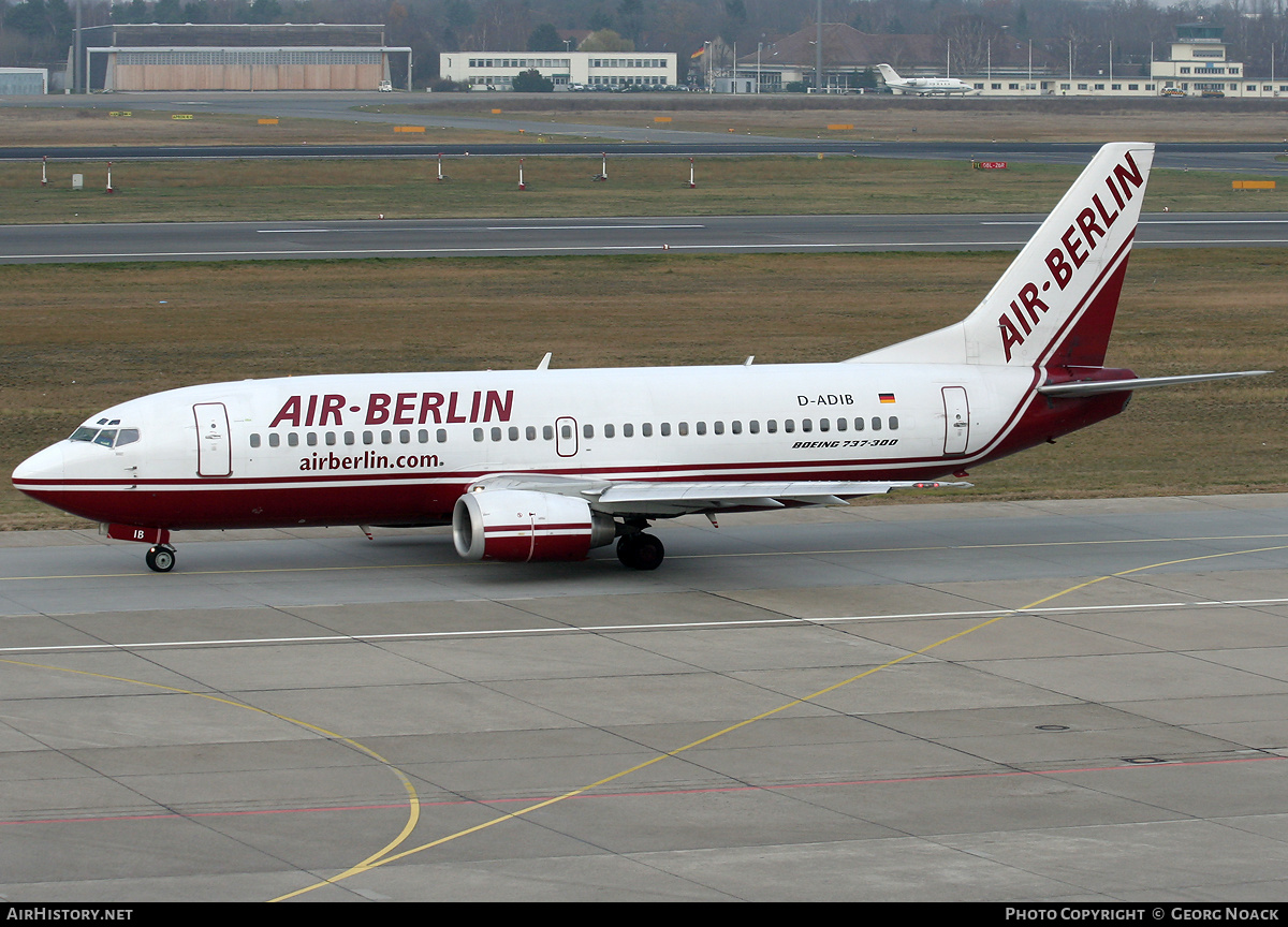 Aircraft Photo of D-ADIB | Boeing 737-36Q | Air Berlin | AirHistory.net #222592