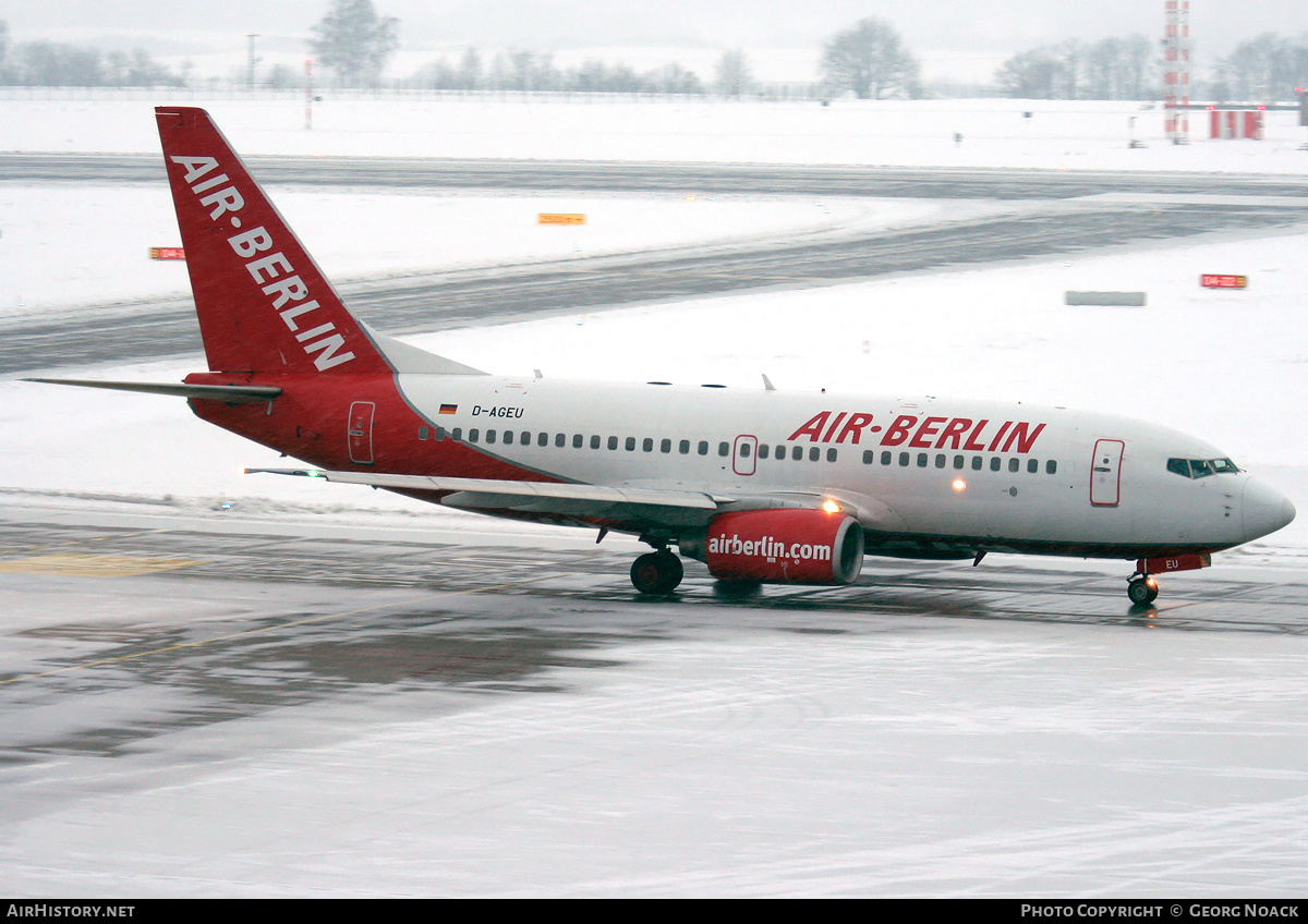 Aircraft Photo of D-AGEU | Boeing 737-75B | Air Berlin | AirHistory.net #222609