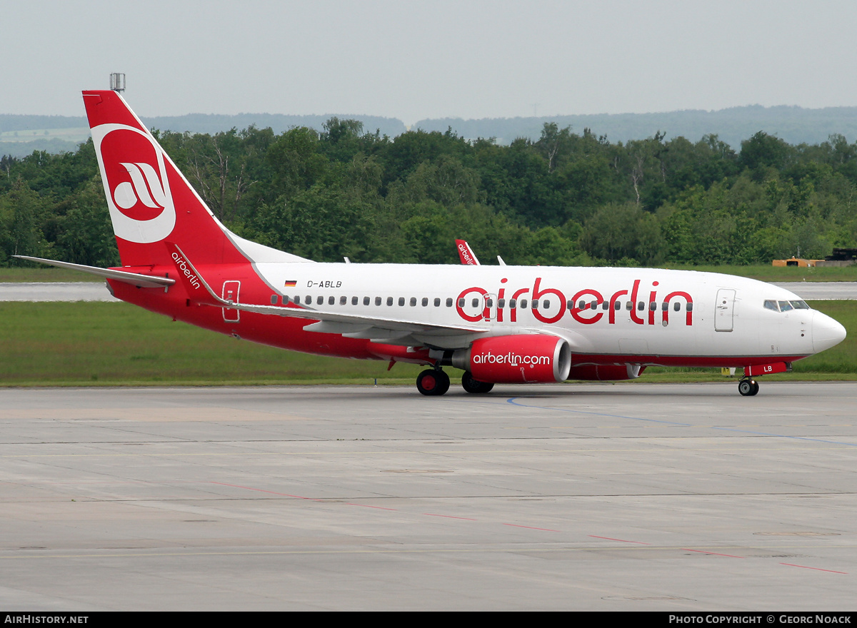 Aircraft Photo of D-ABLB | Boeing 737-76J | Air Berlin | AirHistory.net #222621