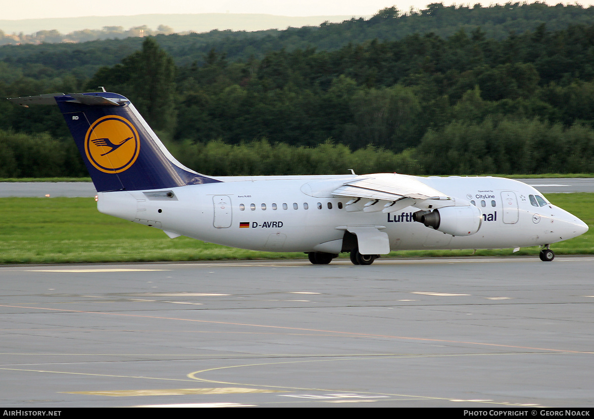 Aircraft Photo of D-AVRD | British Aerospace Avro 146-RJ85 | Lufthansa Regional | AirHistory.net #222630