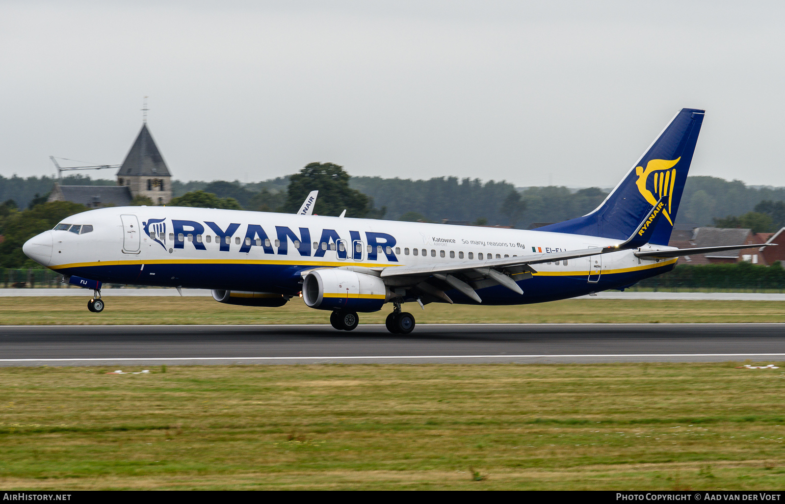 Aircraft Photo of EI-FIJ | Boeing 737-8AS | Ryanair | AirHistory.net #222666