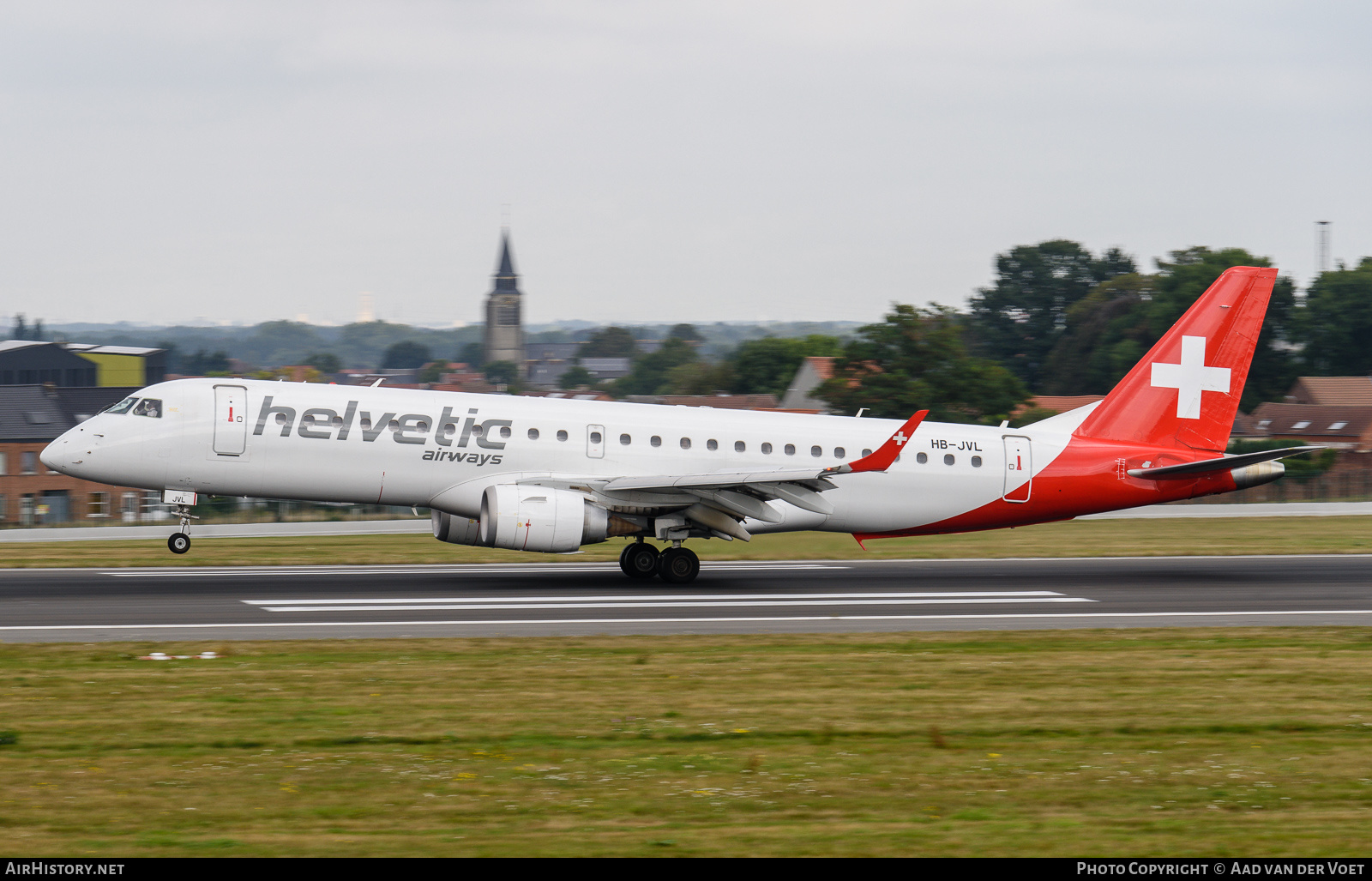 Aircraft Photo of HB-JVL | Embraer 190LR (ERJ-190-100LR) | Helvetic Airways | AirHistory.net #222671