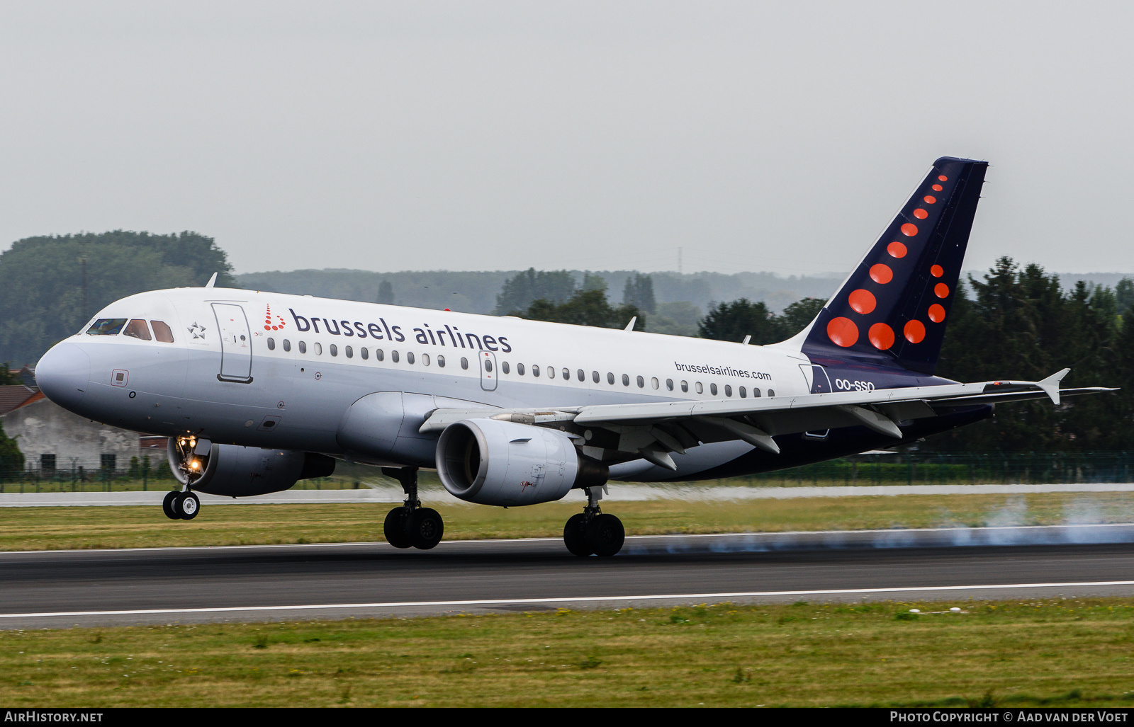Aircraft Photo of OO-SSO | Airbus A319-111 | Brussels Airlines | AirHistory.net #222685