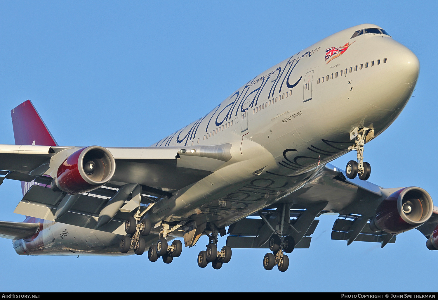 Aircraft Photo of G-VBIG | Boeing 747-4Q8 | Virgin Atlantic Airways | AirHistory.net #222744