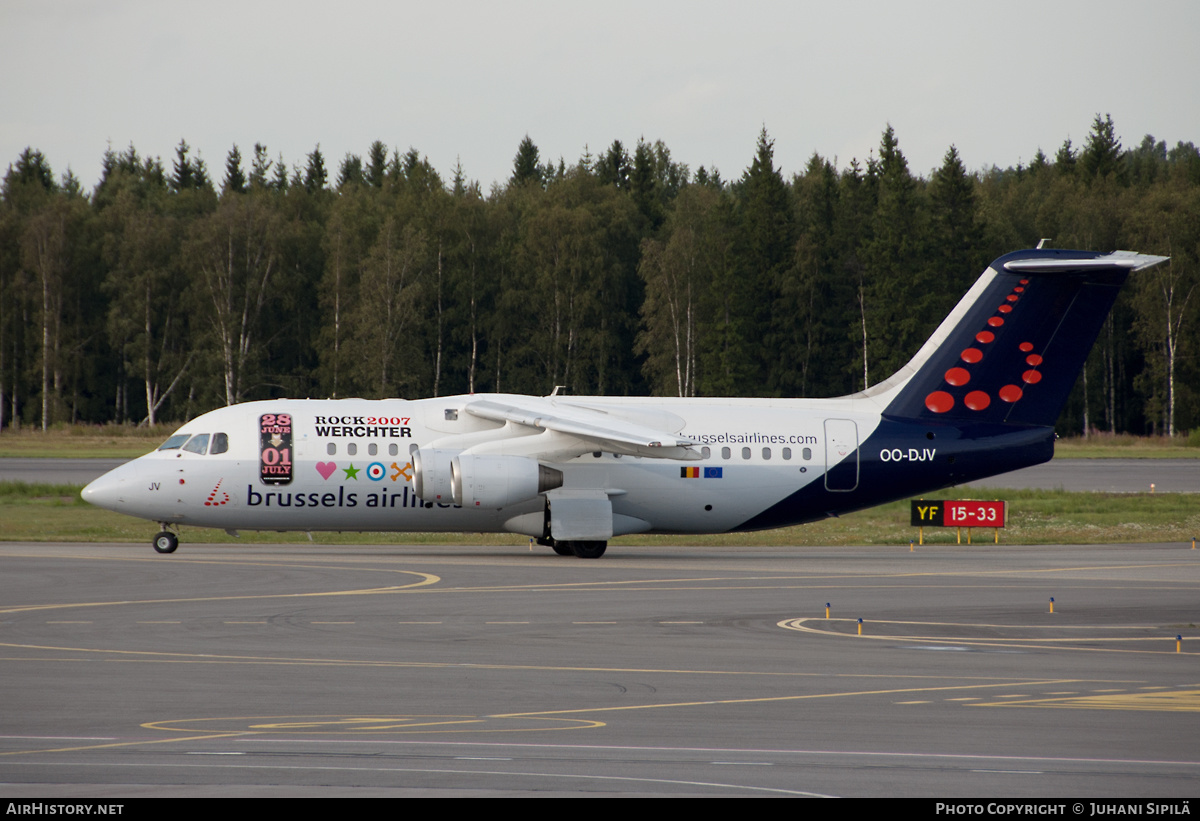 Aircraft Photo of OO-DJV | British Aerospace Avro 146-RJ85 | Brussels Airlines | AirHistory.net #222747