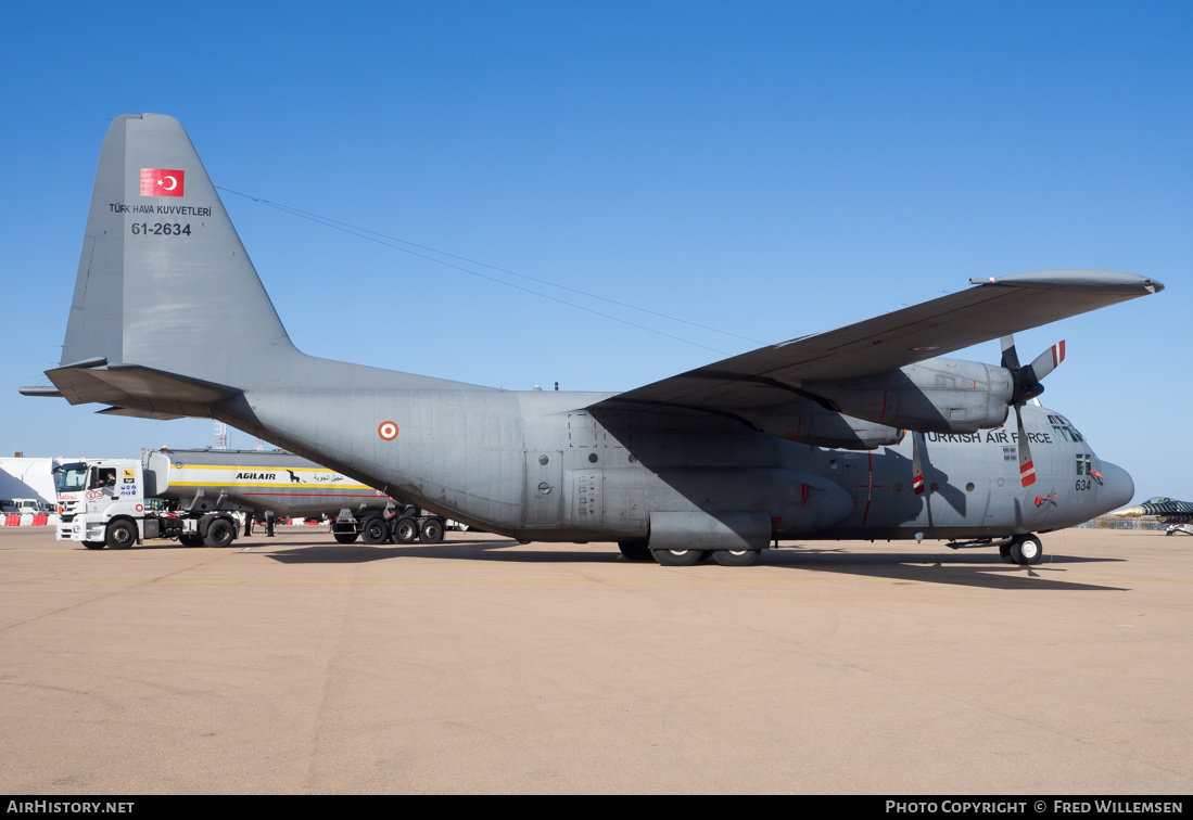 Aircraft Photo of 61-2634 | Lockheed C-130B Hercules (L-282) | Turkey - Air Force | AirHistory.net #222781