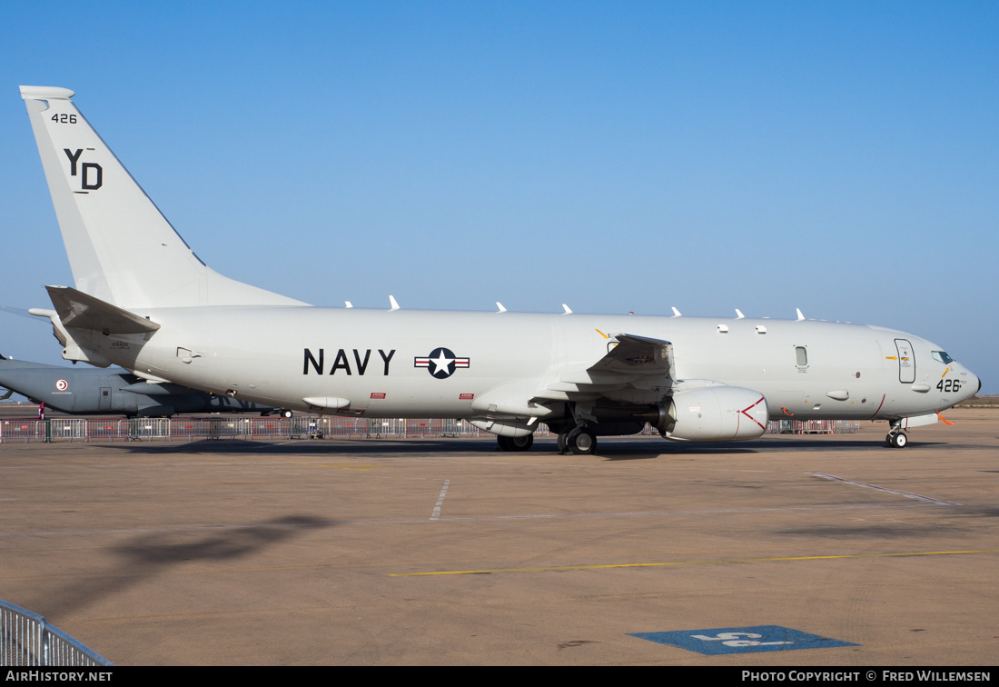 Aircraft Photo of 169426 / 426 | Boeing P-8A Poseidon | USA - Navy | AirHistory.net #222785